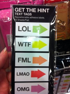 These post its work for this week! 